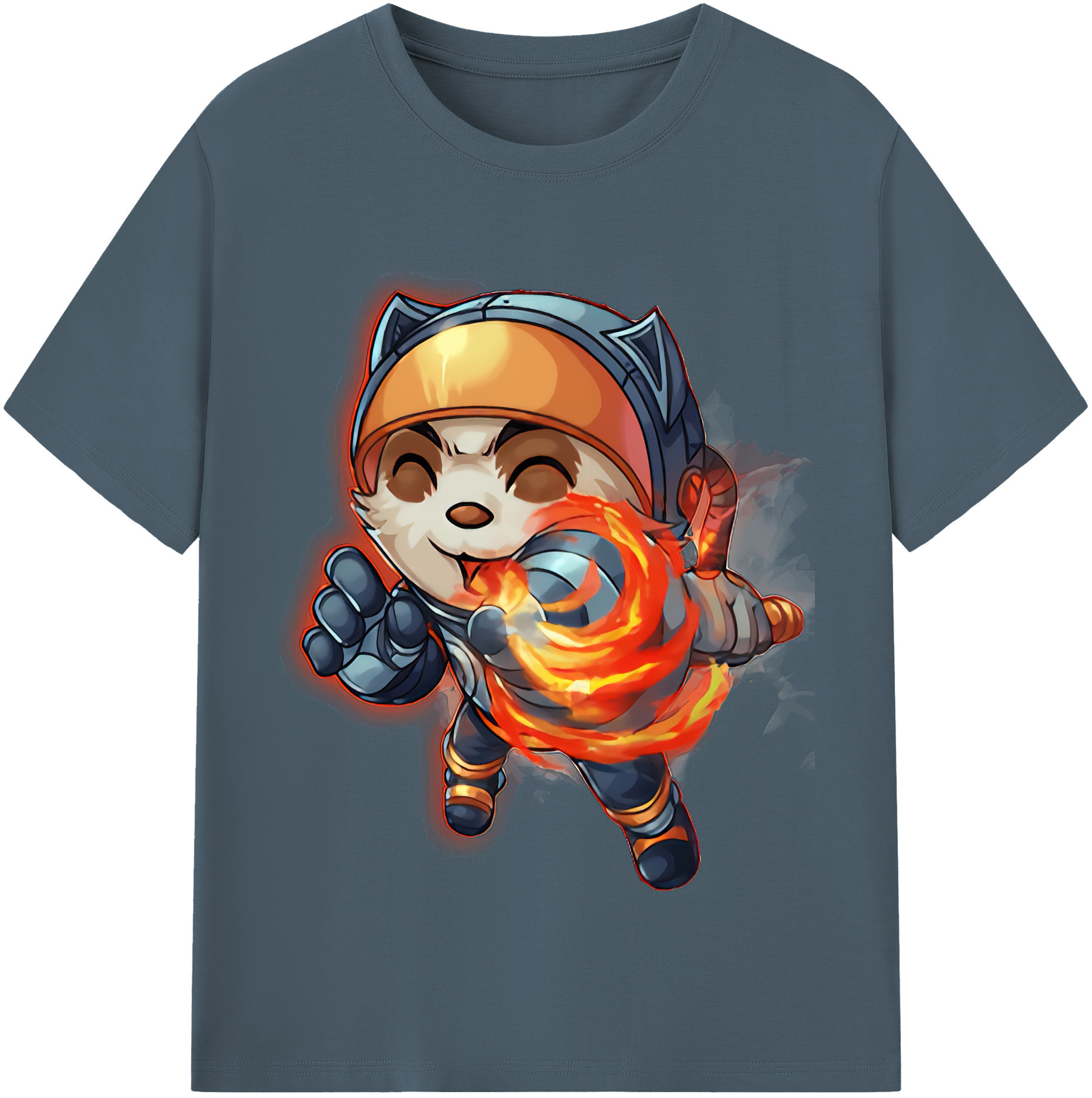 リーグ・オブ・レジェンド League of Legends LOL 綿100％半袖Tシャツ（フロントプリント）